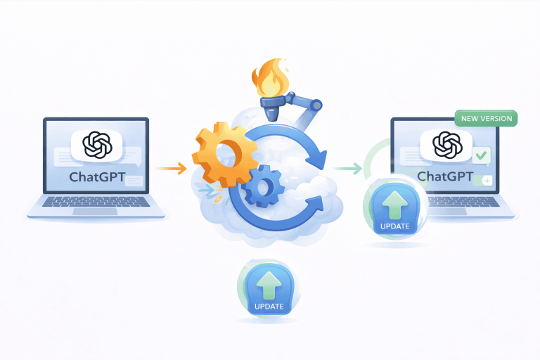 دليل تحديثات نموذج شات جي بي تي