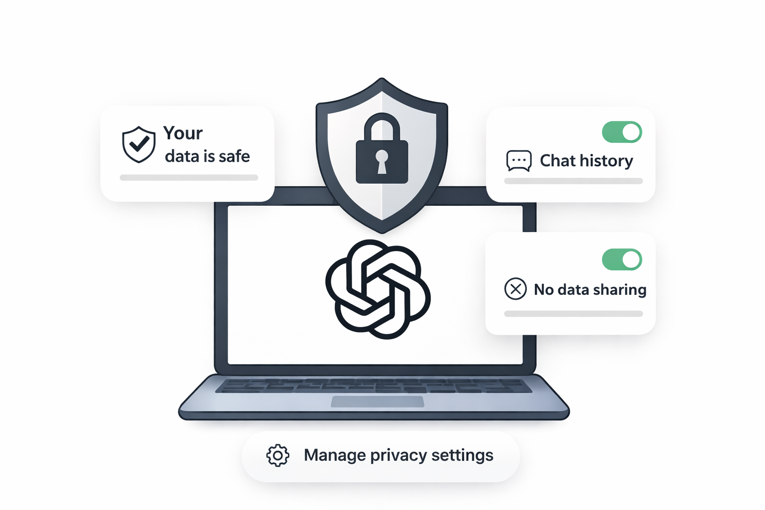 دليل شامل لإعدادات الخصوصية في ChatGPT